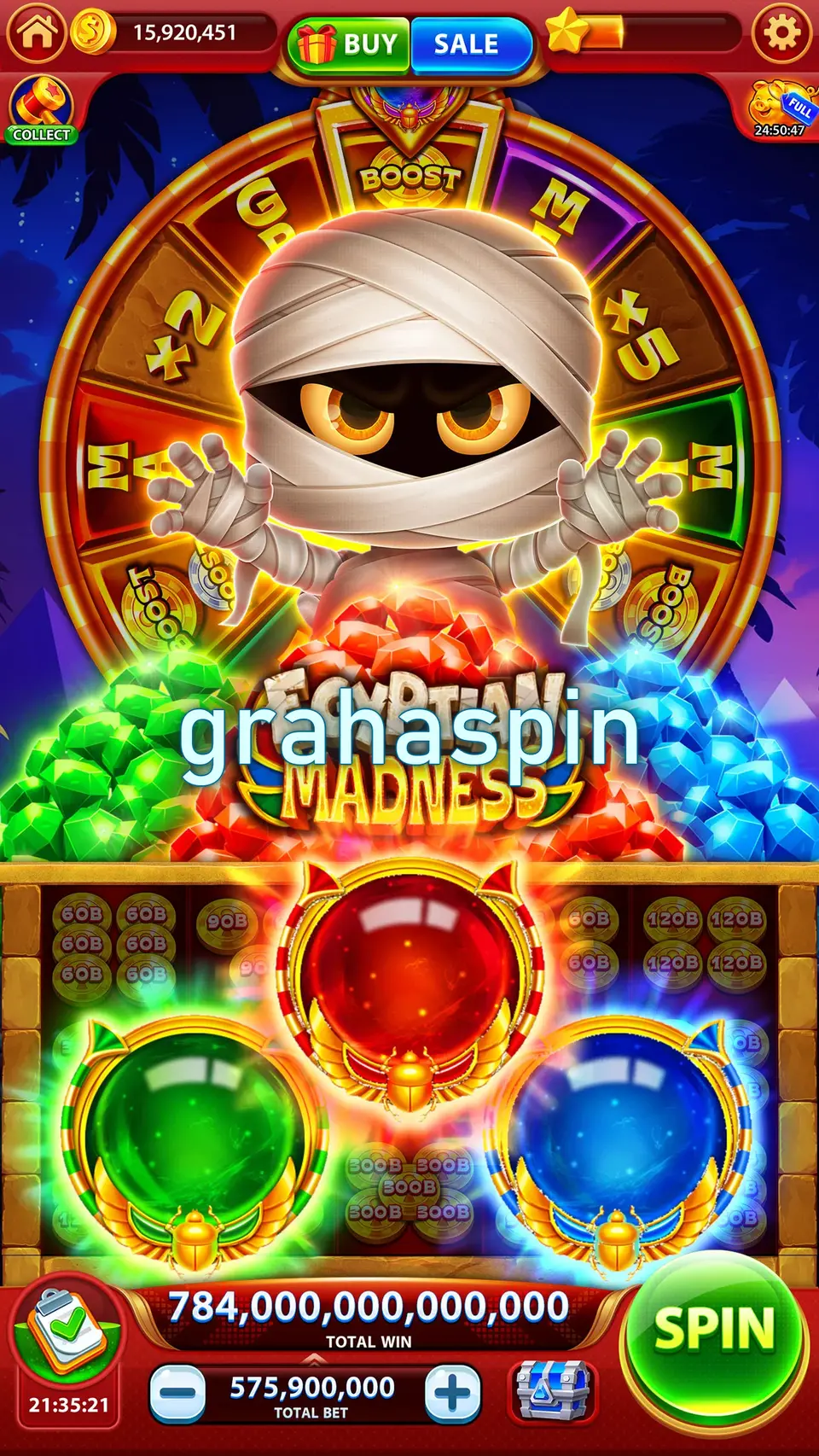 grahaspin Masuk